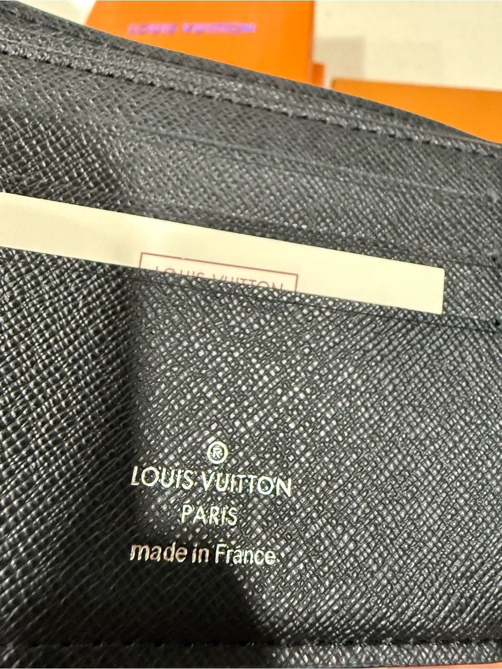 Louis Vuitton Black Damier Graphite Check Bi-Fold Wallet - Picture 4 of 5
